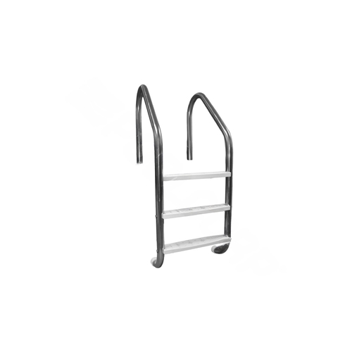 GLOBAL POOL PRODUCTS GPP-LD-C49-3ST-SS-SST 0.49" Polished Classic 3 Step Ladder With Stainless Steel Treads