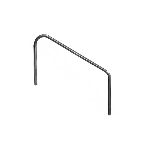 Classic 2-bend Stair Rail Polished 5' With 0.049" Wall