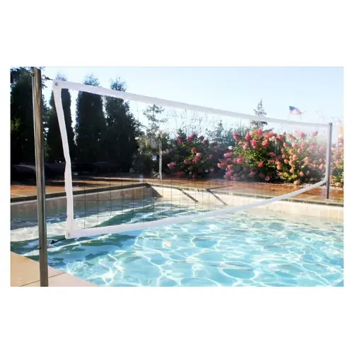 Pool Volleyball Set With 20' Net And Sand Posts