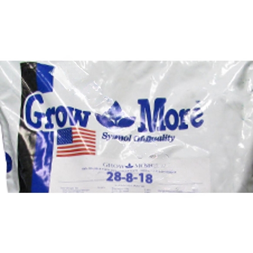 GROW MORE INC 5049 Grow More 28-8-18 Water Solu Fert 25#