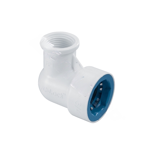 Hydro-rain .5" Pvc-lock X .5" Fpt Elbow