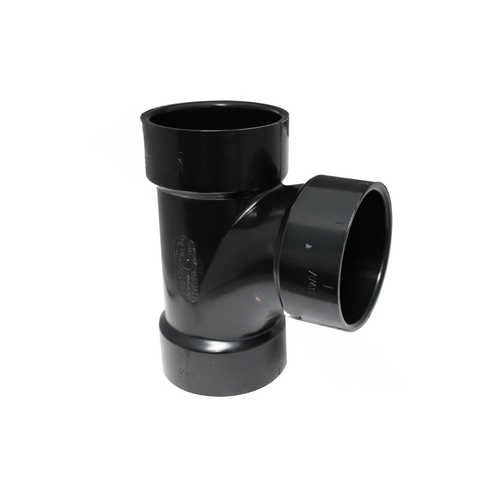 3" Abs Dwv Fitting Sanitary Tee - H X H X H Black