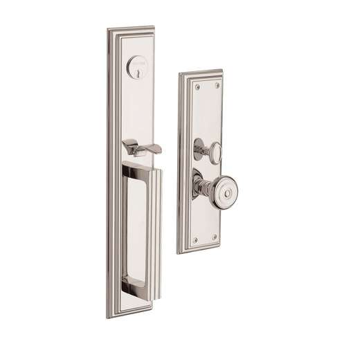 Tremont Single Cylinder Entry Mortise Trim Lifetime Bright Nickel Finish