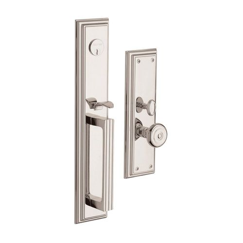 Tremont Full Dummy Mortise Trim Lifetime Bright Nickel Finish