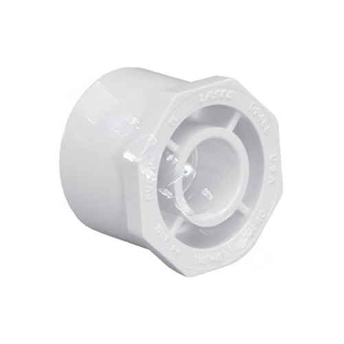 437-338  3"spgx2"s Sch40 Pvc Reducer Bushing White