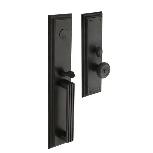 Tremont Double Cylinder Entry Mortise Trim Oil Rubbed Bronze Finish