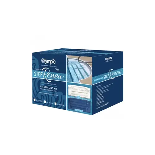 White Step Renew Pool Step Resurfacing Kit