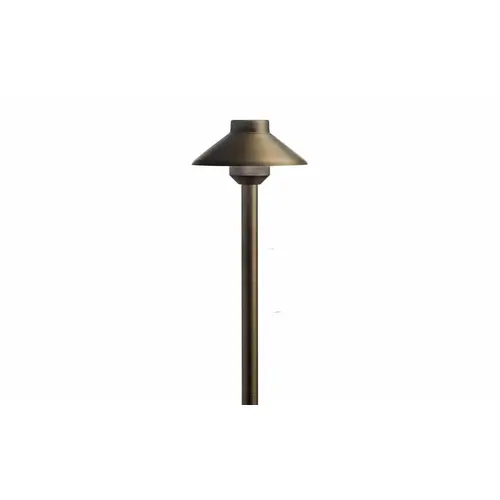 Centennial Brass Stepped Dome Path Light 12v 3000k