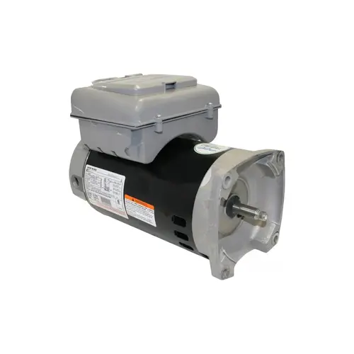 2 Speed Pool/spa Pump Odp 56j Motor With Integrated Timer 2hp 230v Black