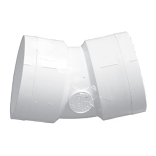 3" Slip X Slip 22.5 Degree Sch40 Elbow White