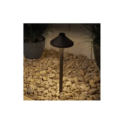 12v Textured Black Drop-in Led Path And Spread Light Kit 3000k