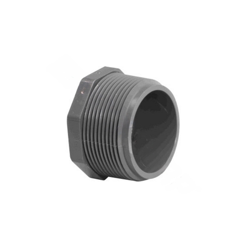 .75" Mpt Sch80 Plug Gray