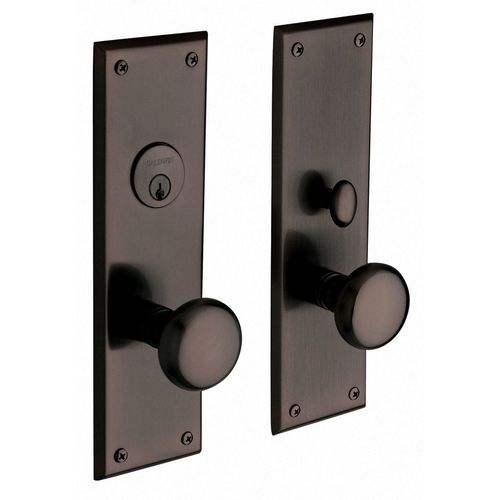 Estate Mortise Baltimore Trim Set Venetian Bronze