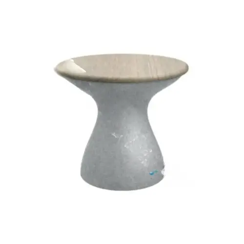 Wheat Lid Granite Gray Base Autograph Standard Side Table