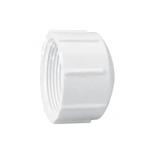 448-012  1.25"fpt Sch40 Pvc Cap White