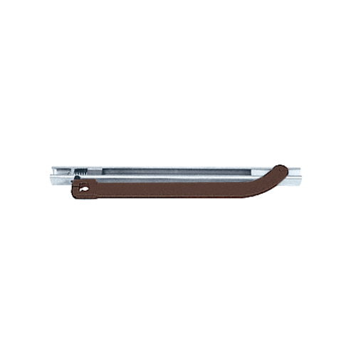 Dark Bronze Offset Arm Assembly with Mortise Type Slide -Track for 7/8" Deep Rail
