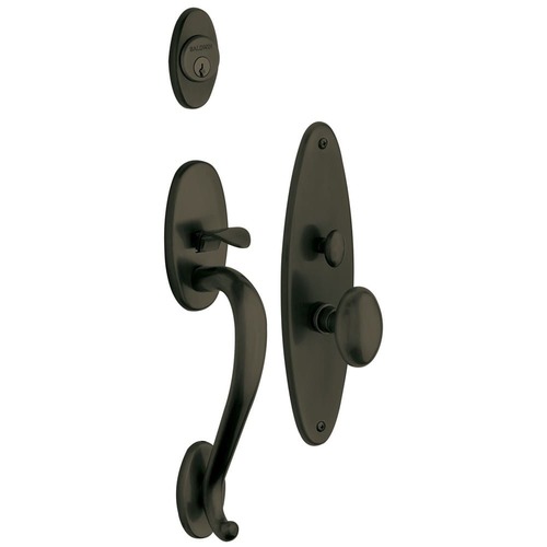 Lexington Full Dummy Mortise Trim Satin Black Finish