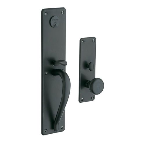Baldwin 6567.ENTR Trenton Single Cylinder Mortise Handleset Trim Set