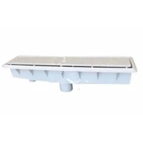 Avsc Gold Phx Pebble Top Single Inlet Top Channel Drain