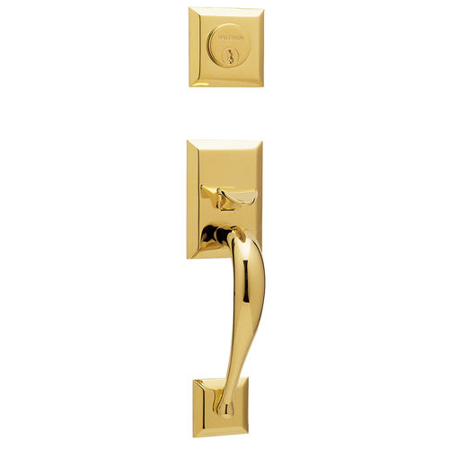 Concord Double Cylinder Entry Mortise Trim Lifetime Brass Finish