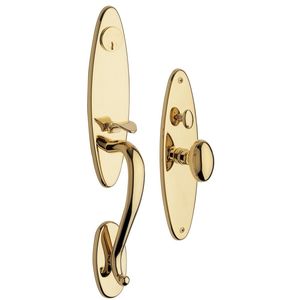 BALD SPRINGFIELD MTSE-DOUBLE CYLINDER TRIM, Lifetime PVD Polished Brass