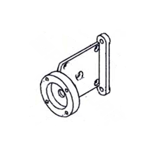 Motor Mount For C-600 Chem-feed Mach Coated