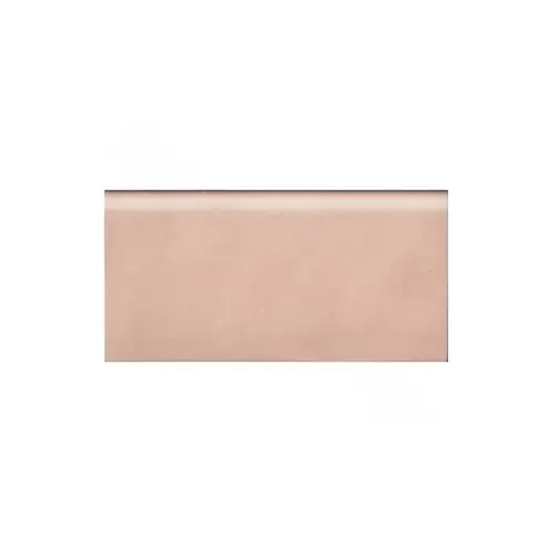 3" X 6" Contemporary Surface Bullnose Rose Quartz Pink