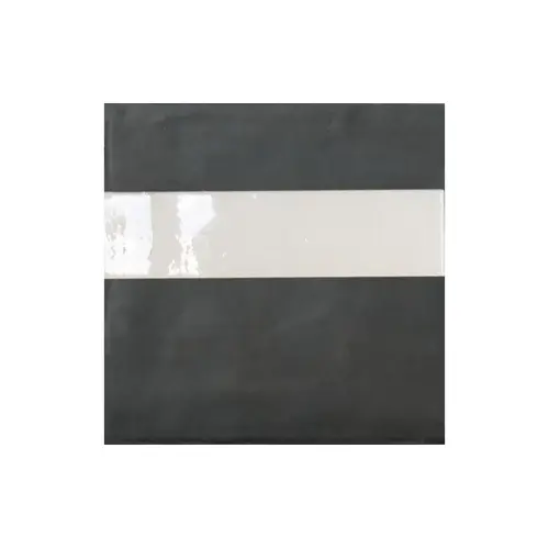 6" X 6" Contemporary Porcelain Tile Obsidian Nelly Dcor