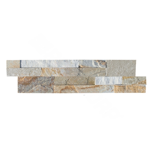 1 To 2cm 6" X 24" Ledgerstone Panel Sahara Sand Quartzite