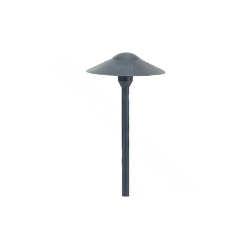 Large Aluminum Bronze Umbrella Area Light - No Lamp