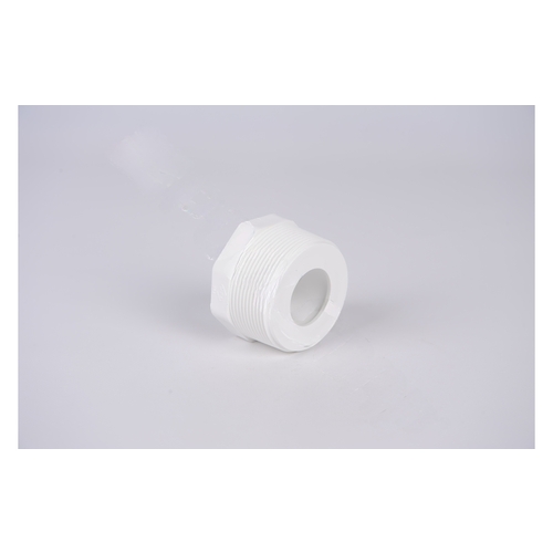 2" X 1" White Sch 40 Pvc Reducing Male Adapter Mipt X Slip