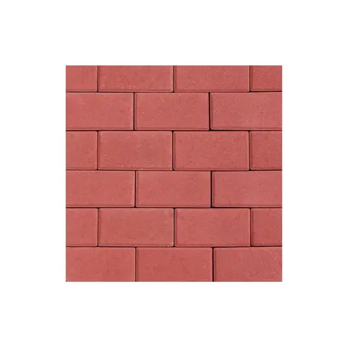 18" X 2" Round Heritage Slab Paver Red