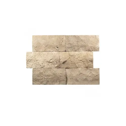 NPT 250-031 4" X 8" Split Face Travertine Ledger Panel Nebula Buy Now