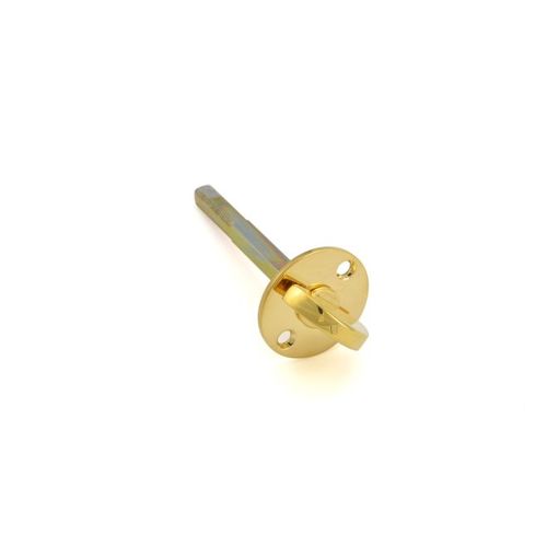 3-3/8" Threaded Closet Spindle Unlacquered Brass Finish