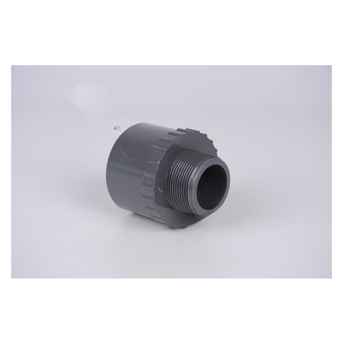 1.5" X 2" Gray Sch 80 Pvc Reducing Male Adapter Mipt X Slip