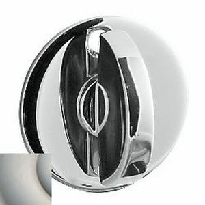 Extended Modern Round Turn Piece Satin Nickel Finish