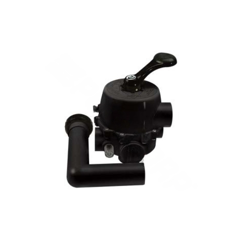 6 Way 2" Valve (black) With Piping, Union Set X 3