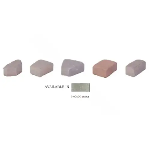 Keystone Hardscapes 63746 60mm Plaza Stone Circle Pavers Bundled Chicago Blend