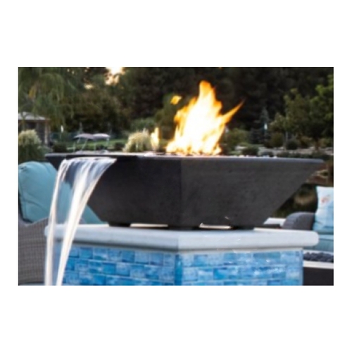 32" Square Natural Magicflame Fire And Water Bowl 12v