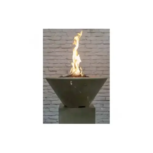 32" Round Pewter Magicflame Fire Only Bowl 12v