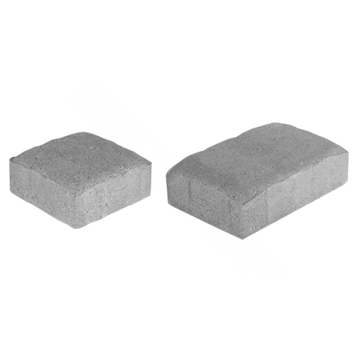 60mm Plaza Stone Pavers 2-piece Combo White Pewter