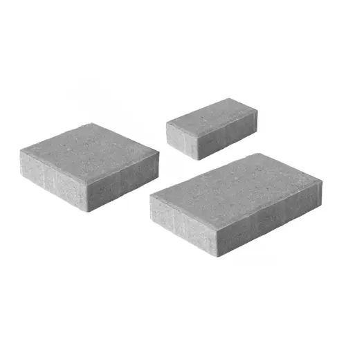 Keystone Hardscapes 36378.WP 60mm Citystone Demi Paver White Pewter