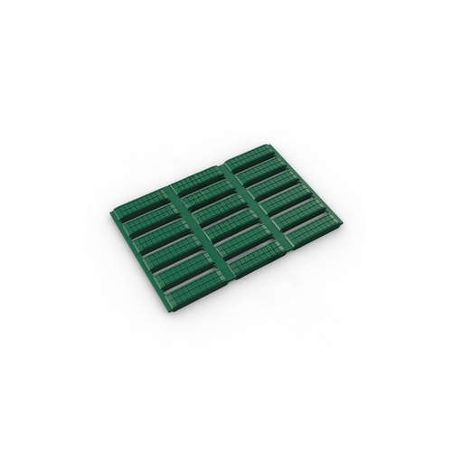 PLASTEX MATTING INC FLN3X33GN 3' X 33' Green Floorline Barefoot Matting