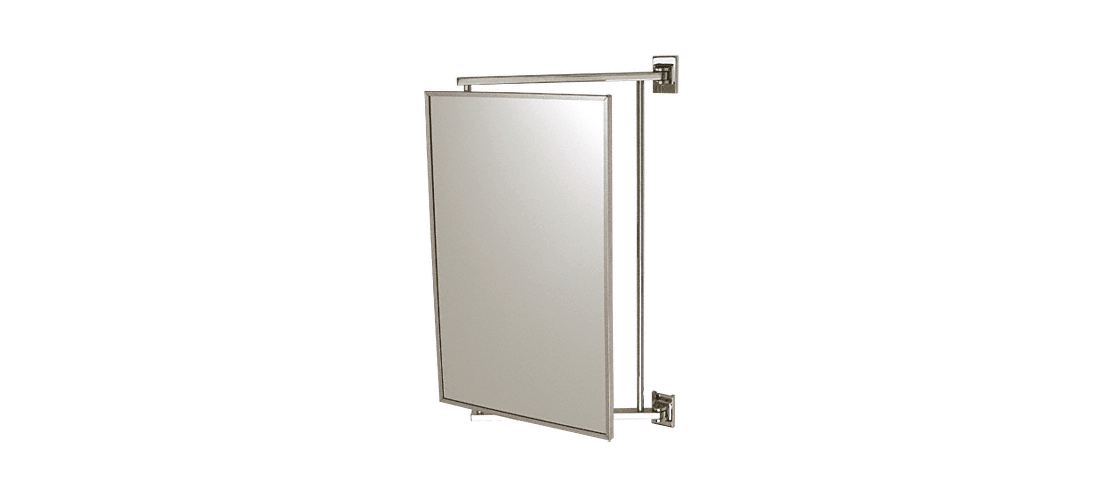 hinged mirror
