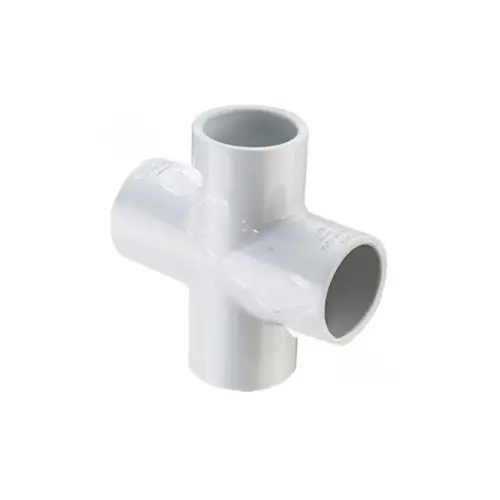 1.5" Sch40pvc Cross Socket X Socket X Socket X Socket