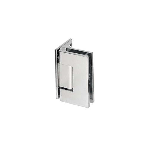 Polished Chrome Vienna 044 Series 5 Degree Pre-Set Wall Mount Offset Back Plate Hinge