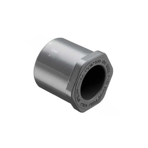 4" X 3" Gray Sch80 Pvc Reducer Bushing Spigot X Socket