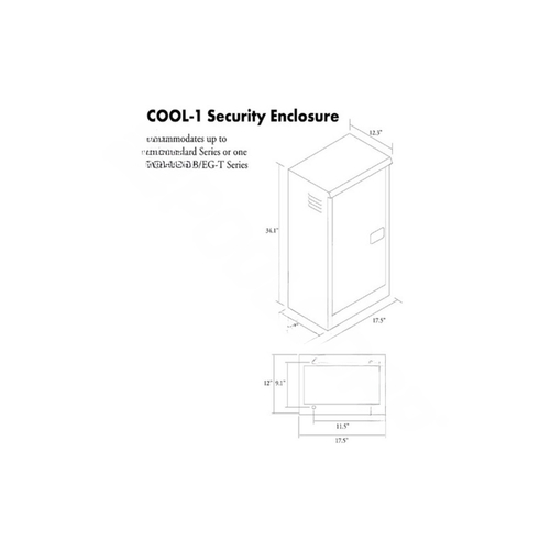 Security Enclosure For Rain Master Se & Eg Series Controllers