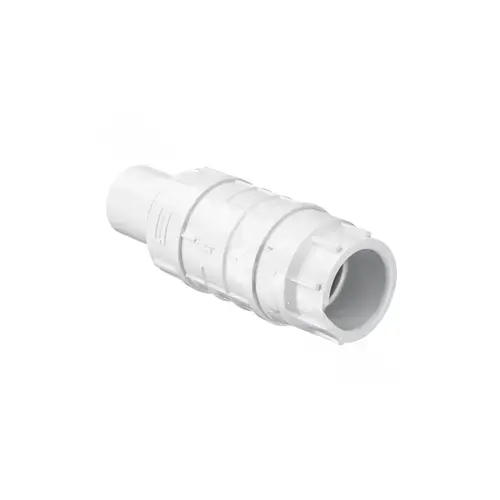 2" White Pvc Repair Coupling Short X Spigot X Spigot