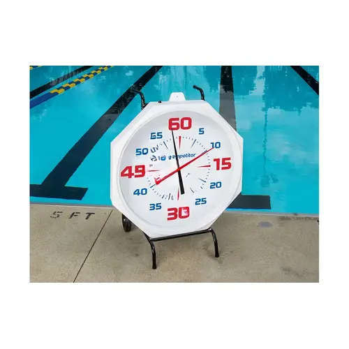 110v 31" Black Face Comp Pace Clock W/ 18' Cord